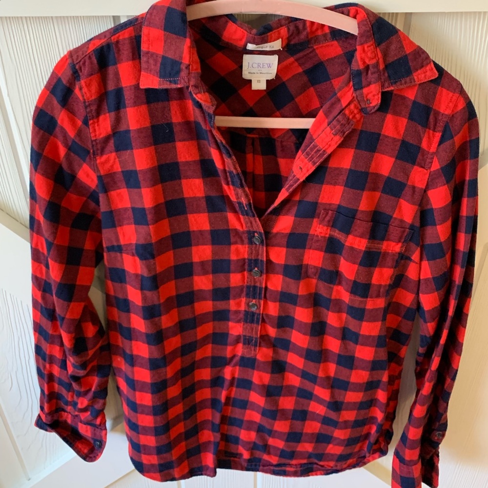 J. Crew flannel.